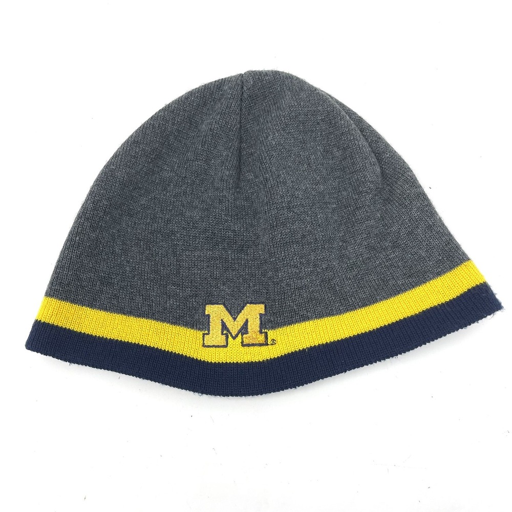 MICHIGAN WOLVERINES Winter Ski Knit Beanie Hat Skull Stocking Cap K2iD
